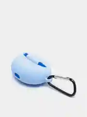 Светло-синий чехол на Huawei FreeBuds 4i для беспроводных наушников КАРТОФАН силиконовый матовый тонкий