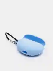 Светло-синий чехол на Huawei FreeBuds 4i для беспроводных наушников КАРТОФАН силиконовый матовый тонкий
