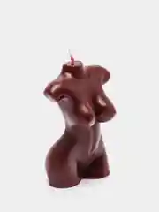 Бордовый свеча ароматическая фигурная