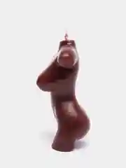 Белый свеча ароматическая фигурная