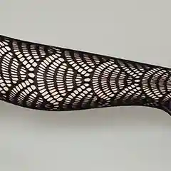 Зеленый чулки с рисунком на силиконовой ленте