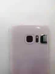 Голубой чехол-накладка Samsung/Самсунг S7 EDGE, усиленный с подсветкой