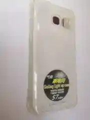 Прозрачный чехол-накладка Samsung/Самсунг S7 EDGE, усиленный с подсветкой