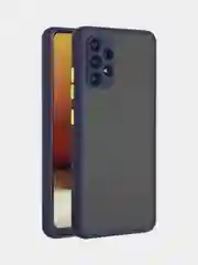 Темно-синий матовый чехол для Samsung A22S, A03S, A12, A22, A32, A52, A72, M12, M32