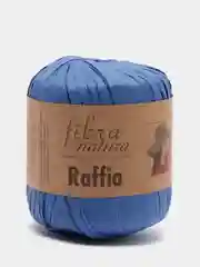 Синий пряжа Fibranatura Raffia 100% Вискоза 40г 90м рафия фибра натура