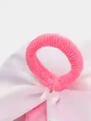 Розовый бантики из кружева на резинке