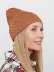 Терракотовый шапка демисезонная Vepanso, весна осень