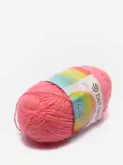 Кораллово-розовый пряжа Пехорка "Детская новинка", 100% акрил, 50 г, 200 м