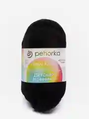 Черный пряжа Пехорка "Детская новинка", 100% акрил, 50 г, 200 м