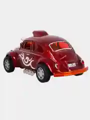 Вишнёвый машинка металлическая Kinsmart Volkswagen Beetle Custom Dragracer KT5405D, 1:32