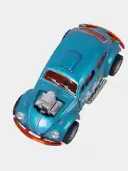 Вишнёвый машинка металлическая Kinsmart Volkswagen Beetle Custom Dragracer KT5405D, 1:32