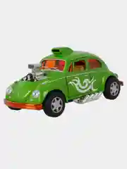 Вишнёвый машинка металлическая Kinsmart Volkswagen Beetle Custom Dragracer KT5405D, 1:32