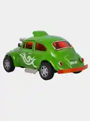 Вишнёвый машинка металлическая Kinsmart Volkswagen Beetle Custom Dragracer KT5405D, 1:32