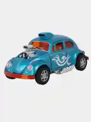 Вишнёвый машинка металлическая Kinsmart Volkswagen Beetle Custom Dragracer KT5405D, 1:32