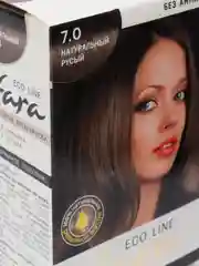 Fara Eco Line краска для волос тон 7.0, натуральный русый