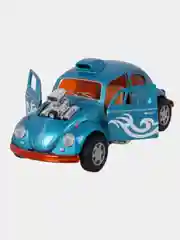 Вишнёвый машинка металлическая Kinsmart Volkswagen Beetle Custom Dragracer KT5405D, 1:32