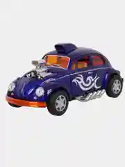 Вишнёвый машинка металлическая Kinsmart Volkswagen Beetle Custom Dragracer KT5405D, 1:32