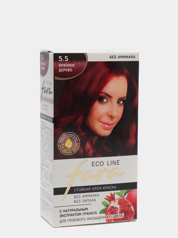 FARA Eco Line краска для волос тон 5.5,  красное дерево
