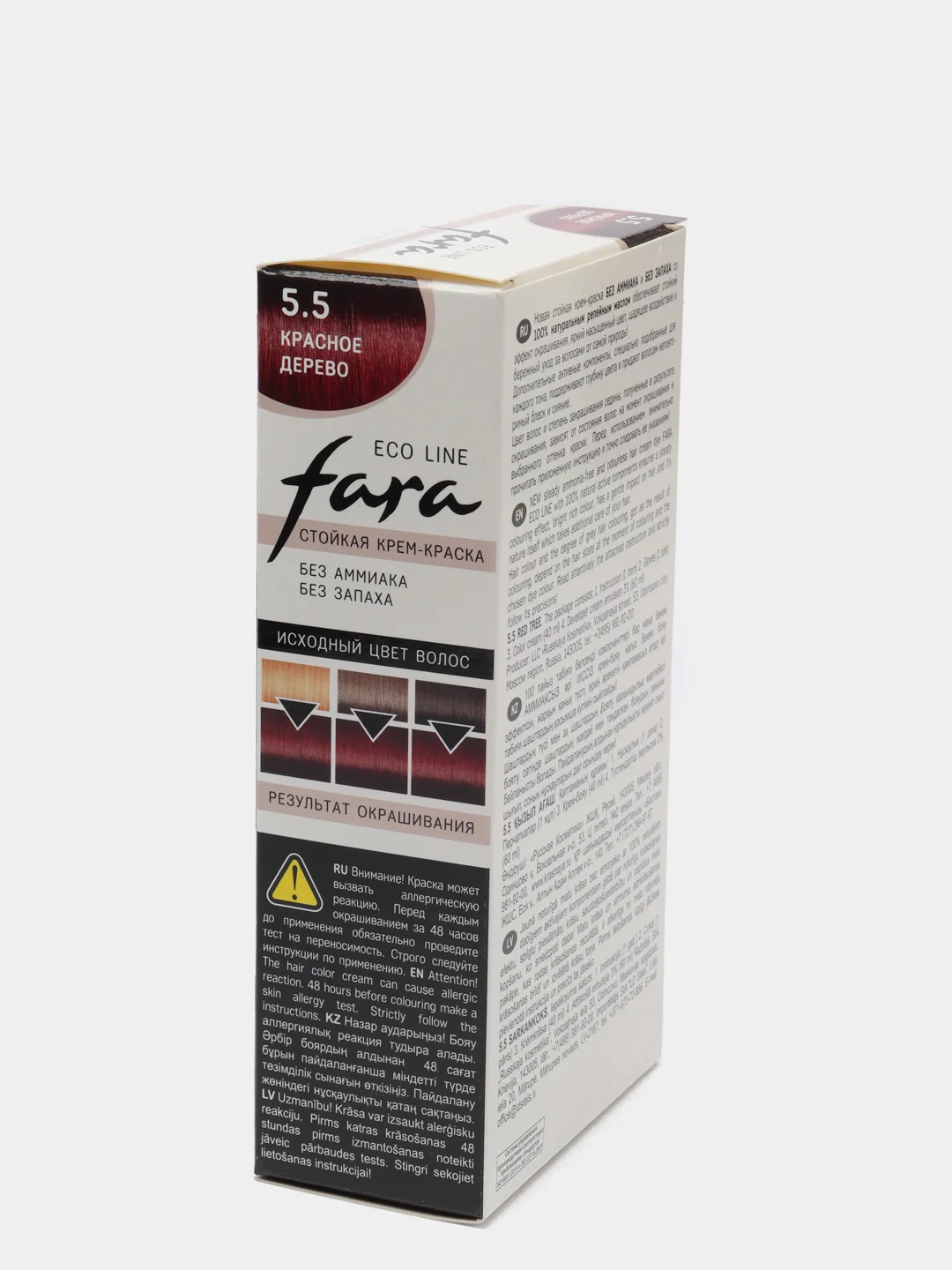 FARA Eco Line краска для волос тон 5.5,  красное дерево