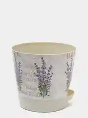 Белый кашпо / горшок для цветов IDEA "НИКА ДЕКО"