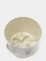 Белый кашпо / горшок для цветов IDEA "НИКА ДЕКО"