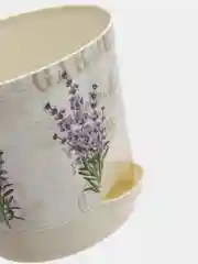 Белый кашпо / горшок для цветов IDEA "НИКА ДЕКО"