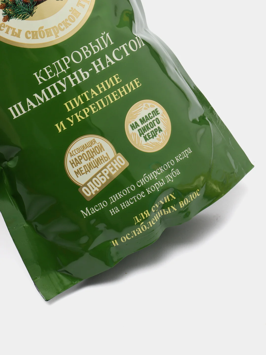 Шампунь-настой Рецепты Бабушки Агафьи "Питание и укрепление. Кедровый", 500 мл, дой-пак