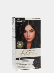 Краска для волос FARA Eco Line, тон 1.0 черный