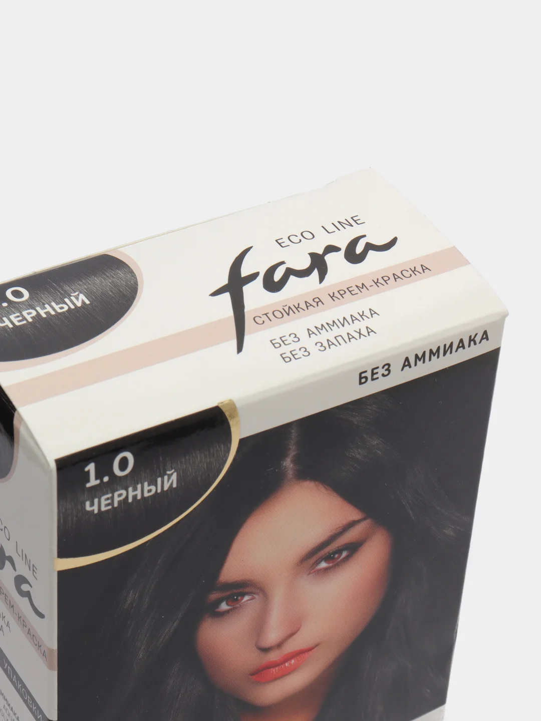 Краска для волос FARA Eco Line, тон 1.0 черный