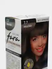 Краска для волос Fara Eco Line, тон 7.7, каштан