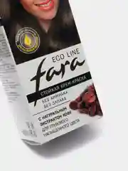Краска для волос Fara Eco Line, тон 7.7, каштан