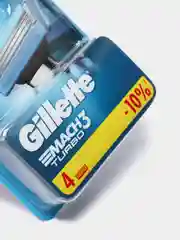 Сменные кассеты Gillette "Mach3 Turbo", 4 штуки