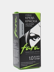 Крем-краска для бровей и ресниц FARA тон 1.0 черный