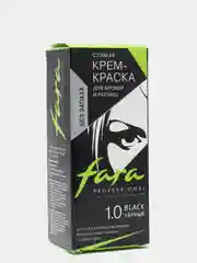 Крем-краска для бровей и ресниц FARA тон 1.0 черный