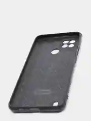 Красный чехол Realme C21 Реалми С21 силиконовый под кожу со стразами