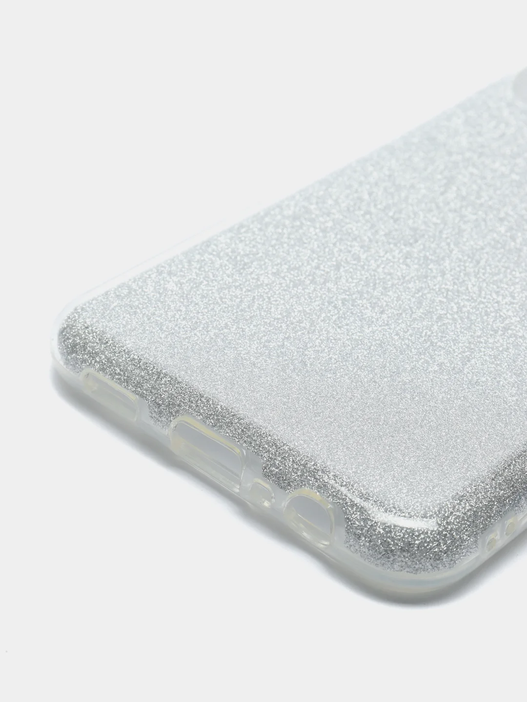 Серебряный чехол Samsung Galaxy A13, блестящий