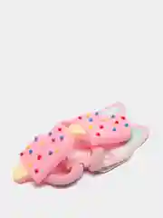 Бордовый детские резинки парные
