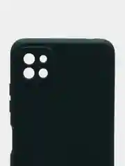 Тёмно-зелёный чехол Samsung Galaxy A22s 5G / A22 5G, с бархатной подкладкой