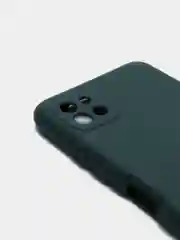 Тёмно-зелёный чехол Samsung Galaxy A22s 5G / A22 5G, с бархатной подкладкой