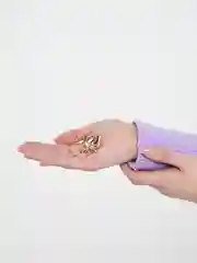 Синий брошь "Паук"