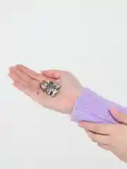 Голубой брошь "Сирень"