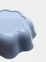 Голубой миска из пшеничного волокна