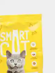 Полнорационный сбалансированный корм для котят с цыпленком Smart Cat, 400 гр