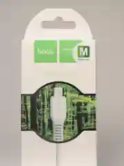 USB-кабель microUSB, 2.4A, 3 м, Hoco X20, белый