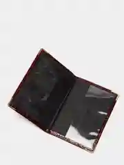 Багровый обложка для паспорта