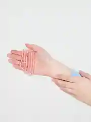 Розовый бусы из чешского стекла