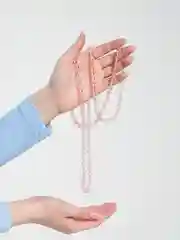 Розовый бусы из чешского стекла
