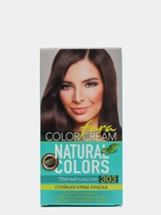 Fara Natural Colors стойкая крем-краска для волос, 303 Темный каштан