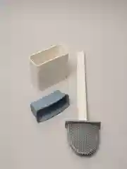Белый силиконовый ершик для унитаза/Щетка для унитаза/Ершик/