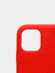 Красный чехол Silicone Case для iPhone 11 с закрытым низом
